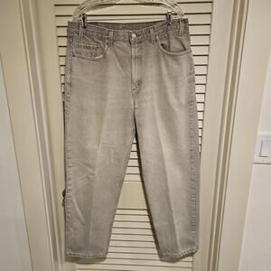 Levis Vintage 550 Men's  38X30 Grayish Beige Relaxed Fit Jeans